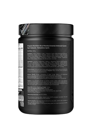 Kingsize Nutrition Bcaa Complex Powder 1000 Gr - Portakal