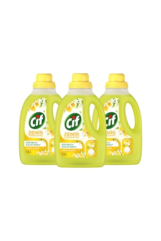 Cif Zemin Temizleyici Limon Çiçeği 3 x 1500 ML