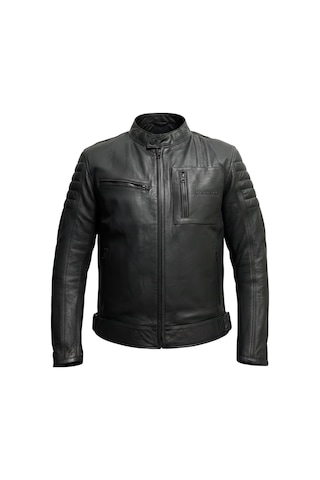 Venom Motosiklet Montu Mustang Siyah Deri 4 Mevsim %100 Leader Motorcu Mont