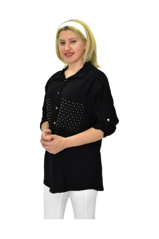 Kadın Cep Taşlı Ayrobin Gömlek Bgl-st03699 001