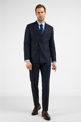 İmza Lacivert Kırlangıç Yaka 6 Drop Slim Fit Takım Elbise 1001255172 Lacivert
