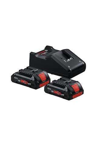 Bosch Professional 18 Volt Akü Şarj Cihazı Seti 2 X Procore 4,0 Ah Li-ıon Akü + Gal 18v-40 Şarj Cihazı, Modül, Karton Kutuda