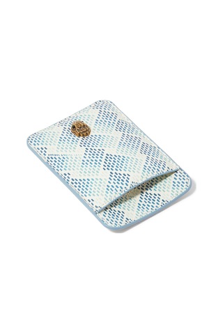 Kurt Geiger Credit Card Wallet Kadın Kartlık 10x7x0.5 Cm Mavi