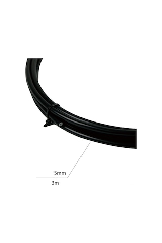 Geeroyoo Shımano M315 335 395 615 Uyumlu 3 Metre Bh90 Yağ Hortumu Seti, 5 Adet Zeytin Başlığı İle Siyah