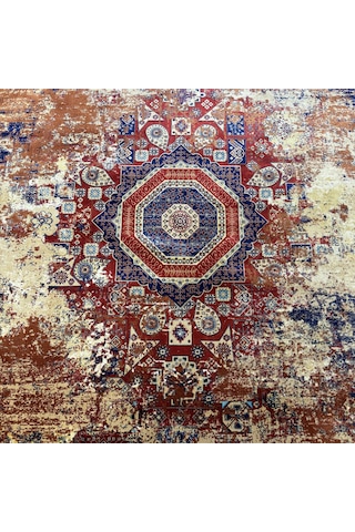 Hoom Rugs Tebriz Kr05 150 Tarak Makina Halısı Çok Renkli