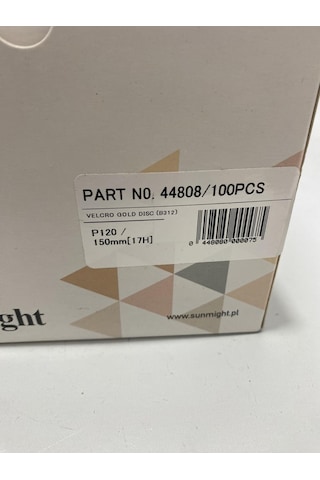 Sunmight Gold 44808 Delikli Su Zımpara 120 Kum 15 CM 100 Adet