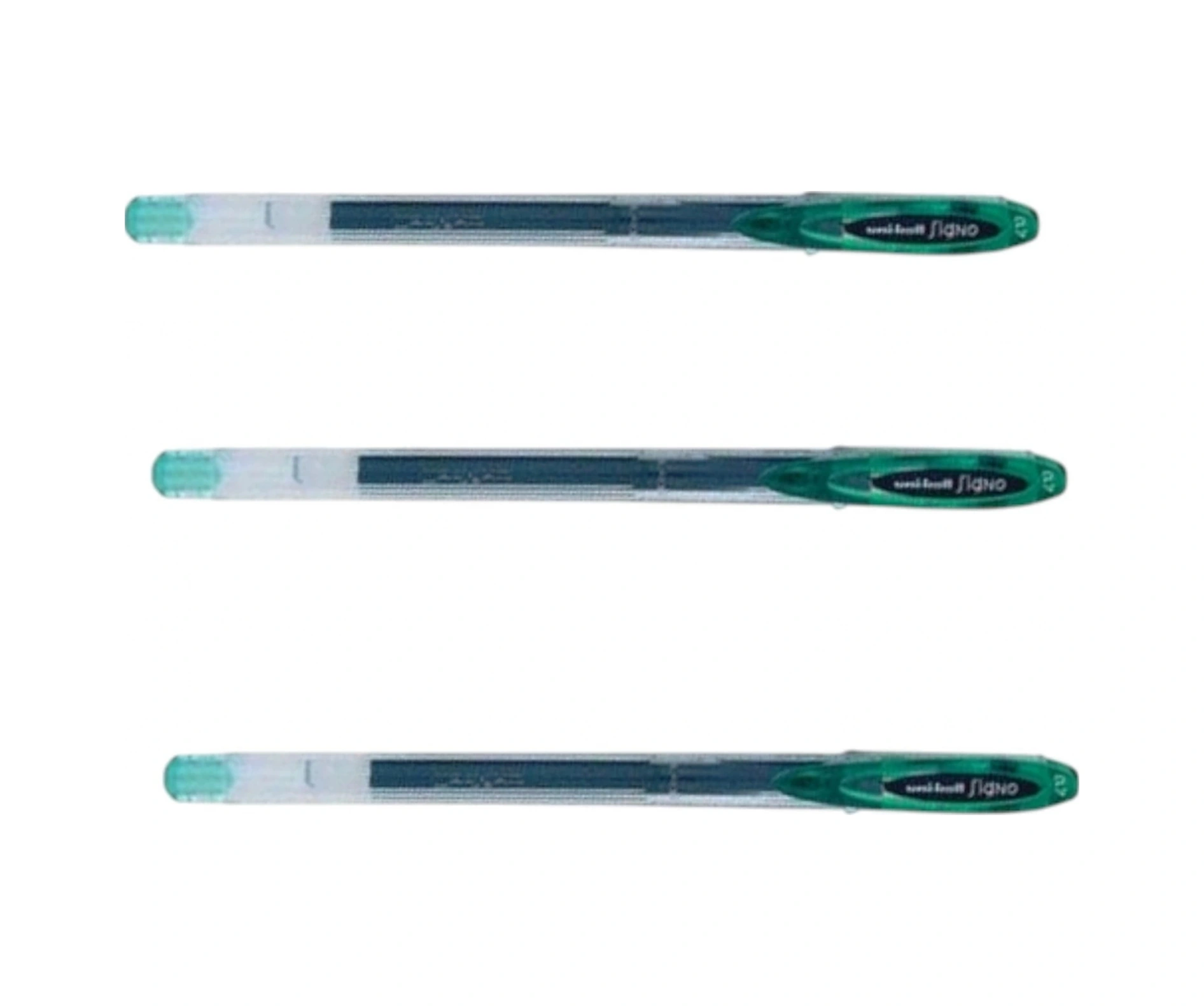 Uniball Sıgno 0.7 Jel Kalem Yeşil Üç Adet Yeşil