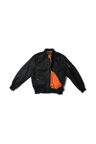 Edwardest Hava Kuvvetleri Ma1 İlkbahar Ve Sonbahar İnce Pilot Ceket Naylon Beyzbol Ceketi Siyah