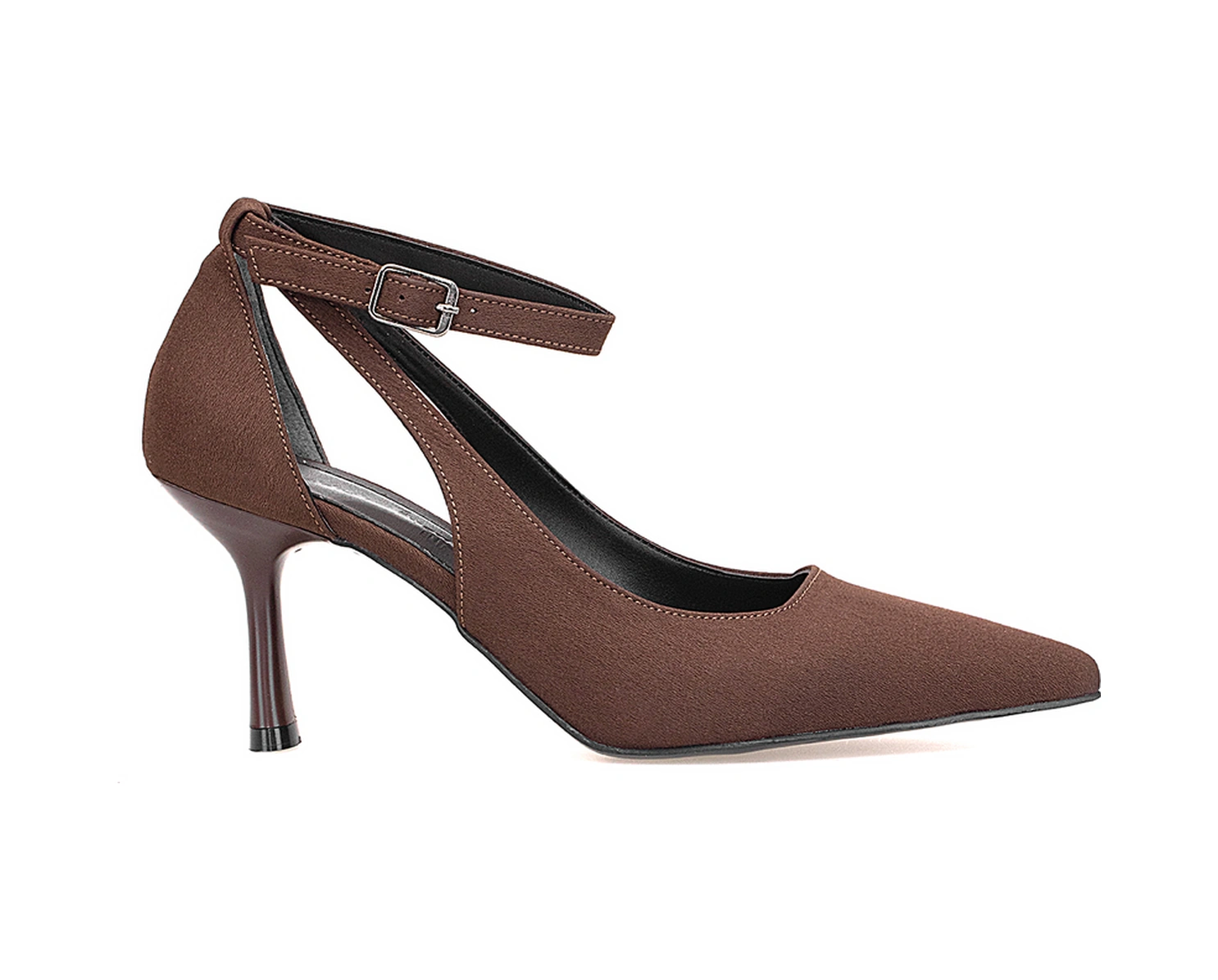 Elit 25kmst1117z Kadın Klasik Topuklu Ayakkabı Kahverengi Kahverengi