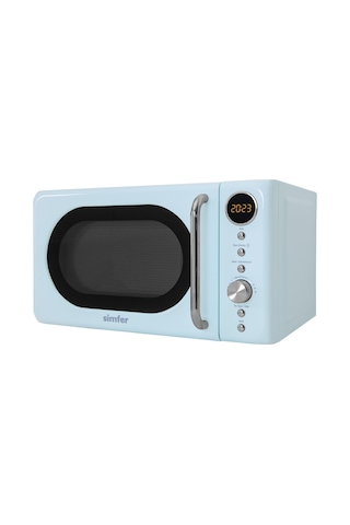 Simfer 4606 20Litre Retro Mikrodalga Fırın Dijital Mavi