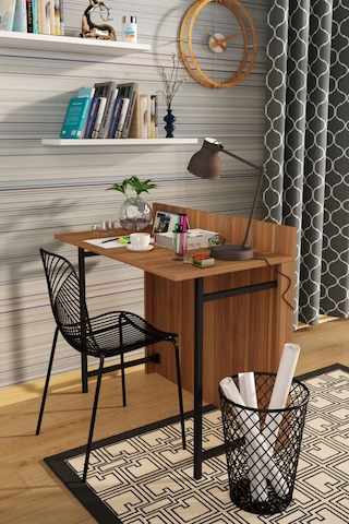 Frezya Katlanır Portatif Çalışma Masası Koyu Ceviz