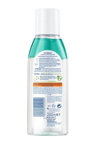 Micellar Makyaj Temizleme Suyu Derma Skin Clear 200 Ml,sivilce Karşıtı,niasinamid,salisilik Asit,pha