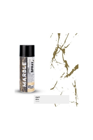 Sprey Boya 200ml Mermer Efekti Altın / 11373