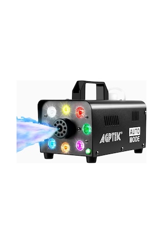 Agptek Sis Makinesi 500w, Led Işıklı & Kablosuz Uzaktan Kumandalı Işık Sistemleri