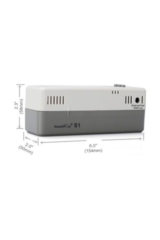 Humidicup S1 Elektronik Puro Nemlendirici, 40-150 Sayım Masaüstü Nemi İçin Küçük Boyut,% 40 İla% 90 Ayar Aralı Çok Renkli