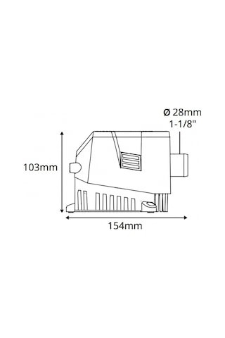 Attwood Sahara Mk2 Otomatik Sintine Pompası 1200 GPH 12V