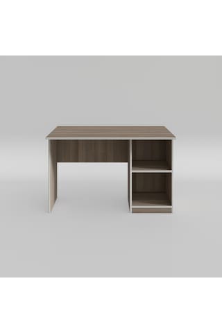 Kenzlife Ofis Masası Miyamoto Crd Sağ 75 160 80 Raflı Dolap Bilgisayar Çalışma Masası Beyaz