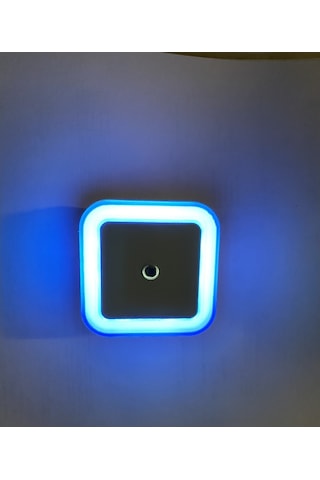 Ct-9500 Led Gece Lambası Fotoselli Led Otomatik Yanan Led Lamba(524562065) Mavi