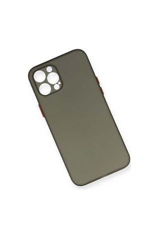 Cosmotex Newface Apple iPhone Uyumlu 12 Pro Max Kılıf Pp Ultra İnce Kapak - Gri