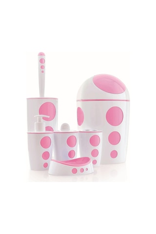 Flora Punto Banyo Seti 6 Parça F378 Mavi