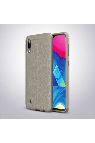 Galaxy M10 Kılıf Zore Niss Silikon Kapak Gri
