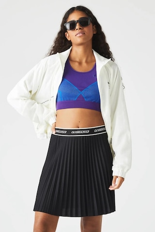 Lacoste Active Loose Fit Womens Skirt Bol Kesim Kadın Etek Siyah