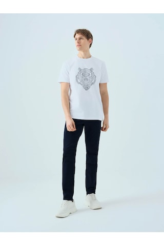 Loft Beyaz Erkek T-shirt Lf2039570 Beyaz