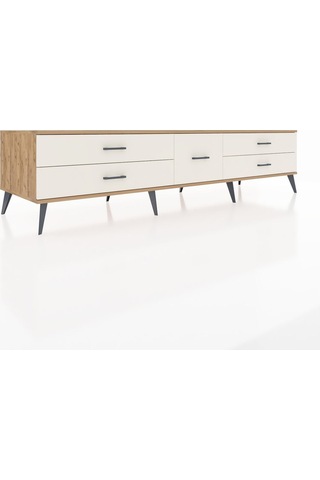 Kronos Tv Ünitesi 5 Çekmeceli 220x59x51 Çam-aytaşı Aytası/aytası - Atlas Çam