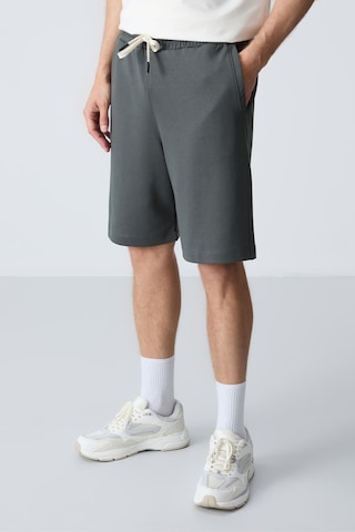 Air Jones Tommy Life Haki Pamuklu Kalın Yumuşak Dokulu Standart Fit Basic Erkek Şort - 81275 Haki