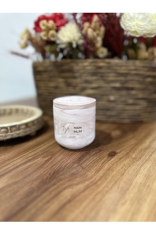 Adaçayı Kokulu Dekoratif %100 Soya Wax Beton Mum