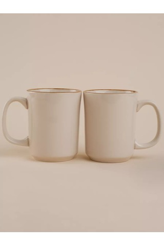 Sl Home Çay Ve Kahve Kuppaları 2 Adet 400 Ml "ligero" Porselen 200473606 Kahverengi