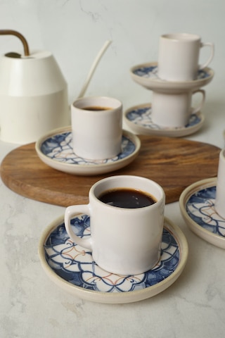Keramikawave Flow Nordic Kahve Takımı 12 Parça 6 Kişilik 22750-51
