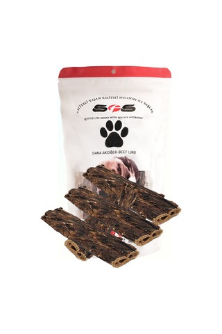 SFS Doğal Kurutulmuş Dana Akciğer Köpek Ödülü 100 G
