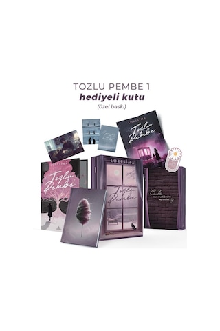 Tozlu Pembe 1 Ciltli Yan Boyamalı Kutu