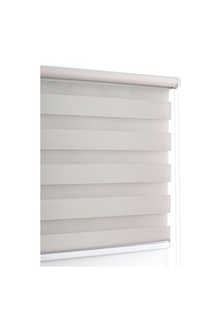 Buperde Açık Gri Eko Zebra Stor Perde