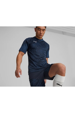 Puma Teamcup Training Jersey Erkek Futbol Tişörtü 65798406 Lacivert 001