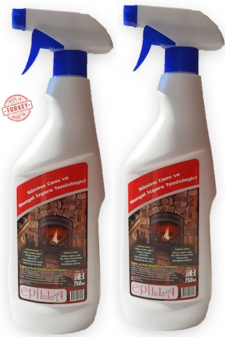 Şömine Camı Temizleyici Sprey 750 Ml-2 Adet