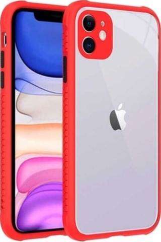 Apple Uyumlu iPhone 11 Kılıf Zore Kaff Kapak Kırmızı