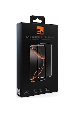 Nettech Apple İphone 15 Pro Max Uyumlu Ar Optix Full Cam Koruyucu - Siyah