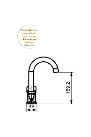 Karen Banyo Tulipek Lavabo Bataryası, Krom, Cisa 46421 krom