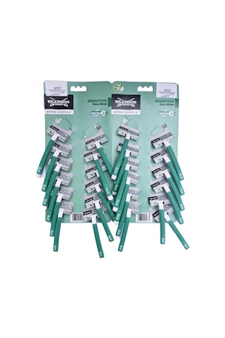 Wilkinson Sword Extra Essential 2 Çift Bıçaklı Kullan At Tıraş Bıçağı 24'lü