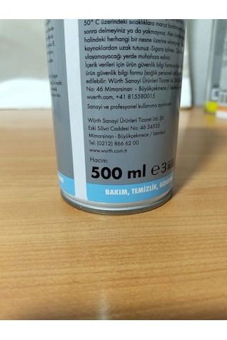 Würth Köpük Temizleyici 500 Ml