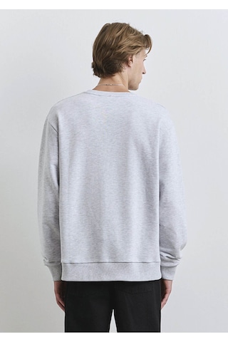 Mavi Erkek Mavi Baskılı Sweatshırt Kar Melanj 0s10389-82498 Gri