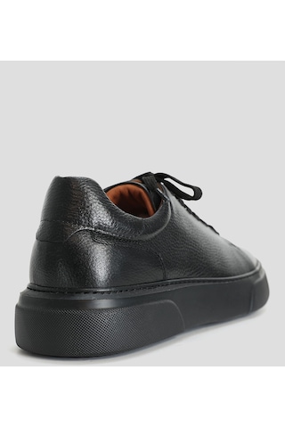 Lufian Tommy Erkek Deri Sneaker Ayakkabı 111230177100100 Siyah