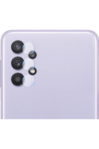 Ally Samsung Uyumlu Galaxy A32 4G Tempered Glass Cam Kamera Koruyucu