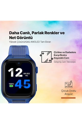 Ttec 2KSW03 Kidi Pro Amoled Ekranlı GPS 4G Sim Kartlı Akıllı Çocuk Saati