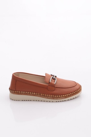 Dgn P65 Kadin Loafer Ayakkabi Taba