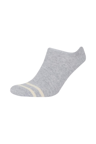 Defacto Erkek 3lü Pamuklu Sneaker Çorap D9950axnskr1 Çok Renkli