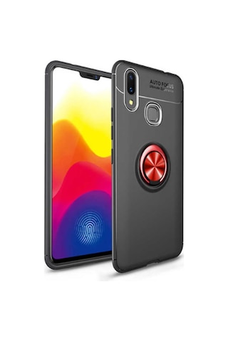 Huawei Y7 Prime 2019 Kılıf Yüzüklü Magnetli Ravel Case