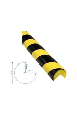 Puffyguard Kenar Köşe Koruyucu C2 - Model C2 - 1 Metre - 30x30x60mm - Tip : A